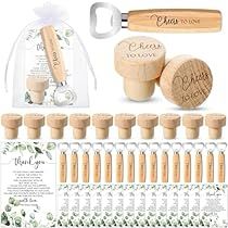 Gifts For Bridal Shower, Wedding Bottle Opener, Bulk Wedding Favors, Wine Gift Set, Wedding Gift Set, Wine Corks, Beer Bottle Opener, Wedding Gifts For Guests, Wine Gift