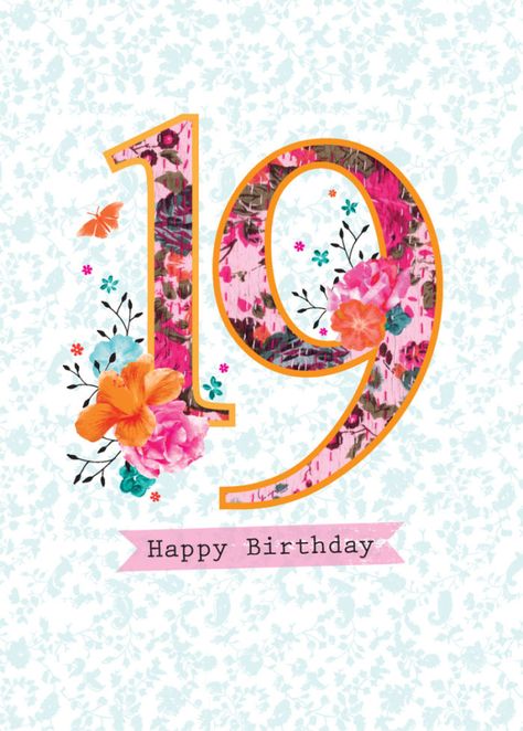 Debbie Edwards … 19 Birthday Quotes, Happy Birthday 19, Happy 19th Birthday, Birthday Girl Quotes, Happy Birthday Wallpaper, Happy Birthday Girls, Birthday Milestone, Birthday Wallpaper, 19th Birthday