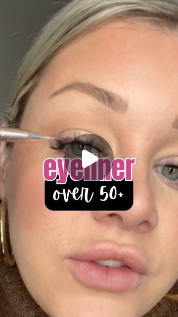 Daytime Eyeliner Natural Looks, How To Wear White Eyeliner, Best Eyeliner For Older Women, Eyeliner In Your 30s, Makeup Tips For Older Women Over 50 Eyes, Barely There Eyeliner, How To Apply Eye Makeup Over 50, Eyeliner For Aging Eyes, Natural Makeup Looks Over 50