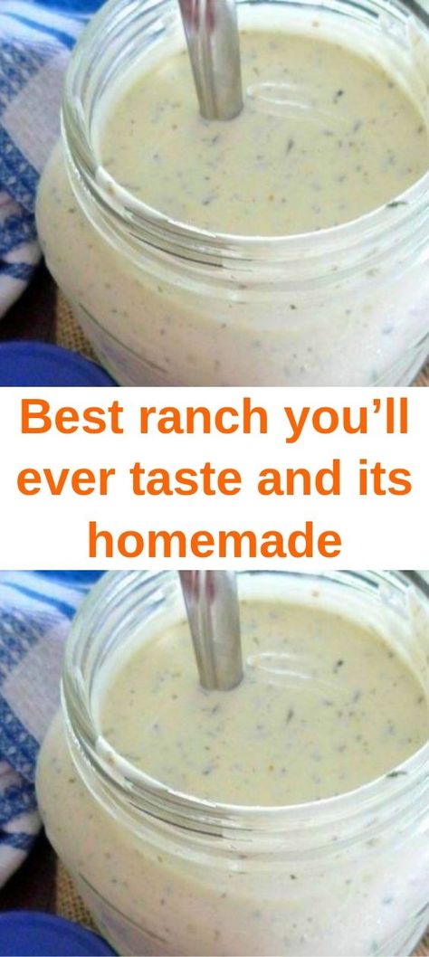 Homage Ranch Dressing, Best Ranch Dressing Recipe, Restaurant Ranch, Best Ranch Dressing, Ranch Dressing Recipe Homemade, Homemade Dressings, Granulated Garlic, Buttermilk Ranch Dressing, Ranch Dressing Recipe