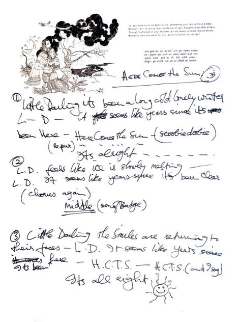 Ditching work to do your job - Austin Kleon Do Your Job, Apple Records, Sun Drawing, Austin Kleon, Here Comes The Sun, George Harrison, Here Comes, Memoirs, The Beatles