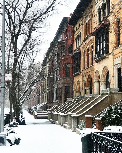 Brooklyn Aesthetic, Christmas In New York Aesthetic, Fictional City, Snow City, York Aesthetic, Cosy Christmas, Snowy Day, Be Safe, The Snow