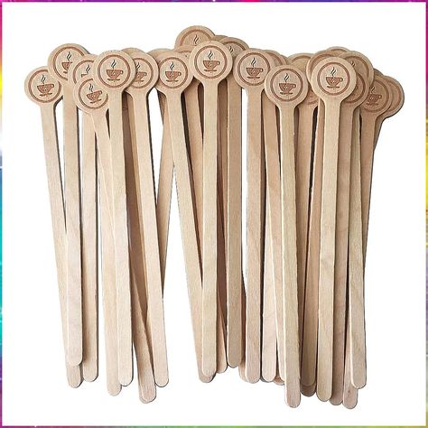 Coffee Stirrers Stir Sticks Wooden Beverage Mixer with Round Ends,Disposable Environmentally Friendly Biodegradable Cafe Grad Coffee Stir Sticks, Nestle Coffee, Coffee Stirrers, Espresso Drinks, Cocktail Sticks, Drink Stirrers, Enjoy Coffee, Stir Sticks, Aura Colors