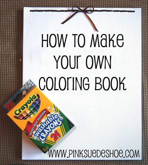 Coloring book tutorial Diy Coloring Book Binding, Homemade Coloring Book, Custom Coloring Book, Diy Coloring Book Party Favors, How To Make A Coloring Book, Diy Coloring Book For Kids, How To Bind A Book Diy, Homemade Sketchbook, Diy Coloring Book