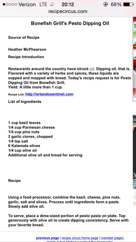 Bonefish dipping oil Bonefish Grill Imperial Dip Recipe, Imperial Dip Bonefish Recipe, Bonefish Dipping Oil, Bonefish Bread Dipping Oil, Bone Fish Grill Bread Dip, Bonefish Grill Bread Dip, Pesto Dipping Oil For Bread, Bonefish Grill Recipes, Bread Dipping Sauce