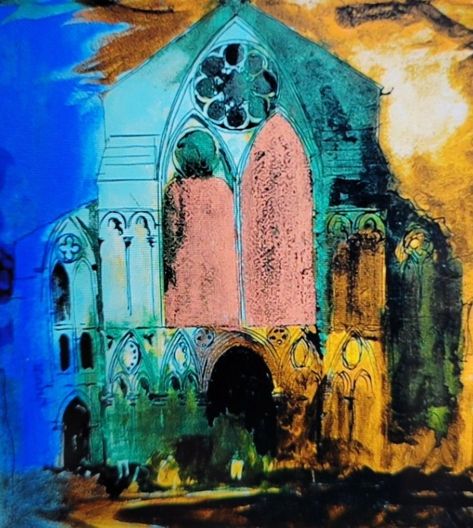 John Piper John Piper Artist, Installation Ideas, John Piper, Architecture Art Design, New Media Art, Architecture Painting, Abstract Expressionism Painting, Collage Art Mixed Media, Gcse Art