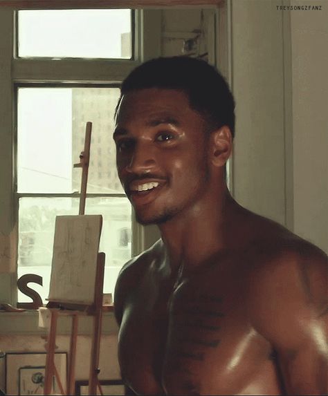 <b>Please enjoy responsibly.</b> Trey Songz Shirtless, Trey Songs, White Blazers, Blazers Black, Outfits College, Boots Long, Dark Skin Boys, Trey Songz, Travis Fimmel