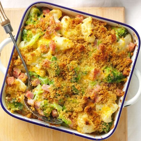 Veggie Casserole Recipes, Veggie Entrees, Veggie Bake, Veggie Noodle, Yummy Casserole Recipes, Ham Casserole, Veggie Casserole, Savory Foods, Scalloped Potato Recipes