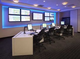 (NOC) Network Operations Center Office: NOC Room Furniture fit for Command Center and Control Room Command Center Design, Network Operations Center, Security Room, Center Management, Office Fitout, Recording Studio Design, Control Room, Wall Interior, Door Gate Design