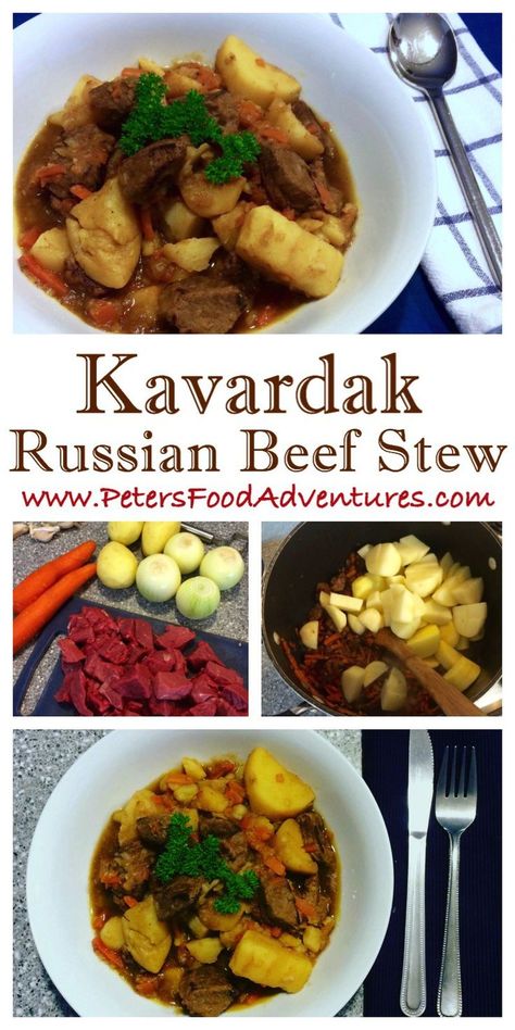 Russian Beef Stew, Winter Beef Stew, Uzbekistan Food, Beef And Potato Stew, Russian Dishes, Eastern European Recipes, European Cuisine, European Food, Russian Recipes