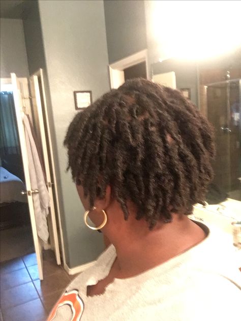 My locs at 3 months with 70-75 locs 70-75 Locs, Starter Locs, Locs Hairstyles, Loc Styles, Gorgeous Hair, Locs, 3 Months, Hairstyles, Hair Styles