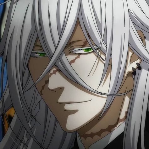 An Anime, White Hair, Green Eyes, Anime Character, Green, Hair, Anime, White, Black