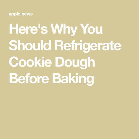 Here's Why You Should Refrigerate Cookie Dough Before Baking Easiest Desserts, Refrigerated Cookie Dough, Soft Peanut Butter Cookies, Baking Hacks, Peanut Butter Cookie Dough, Chewy Cookies, Crispy Cookies, Easy To Make Desserts, Roll Cookies