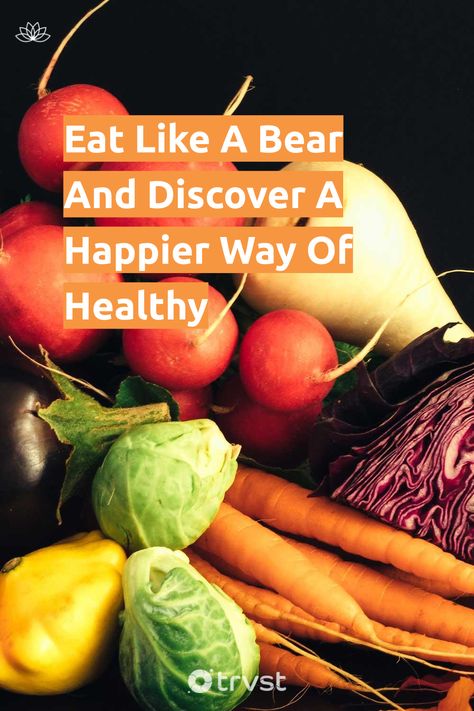 "Eat Like A Bear And Discover A Happier Way Of Healthy"- Good food and good eating shouldn’t be about diets, deprivation or turning foods into enemies. Food is joy, and should never induce feelings of guilt and shame. We should respect each others’ choices whether it’s vegetarian, vegan, or an omnivore. That’s why we’re bringing the notion of ‘healthy’ back... #trvst #inspiration #mind&body #earth #food #relax #healthy #vegan #vegetarian #bear #veganfood #planet #nevergiveup Eat Like A Bear Recipes, Eat Like A Bear, Earth Food, Guilt And Shame, Food Meaning, Bear Recipes, Scandinavian Food, Wellness Recipes, Fish And Meat