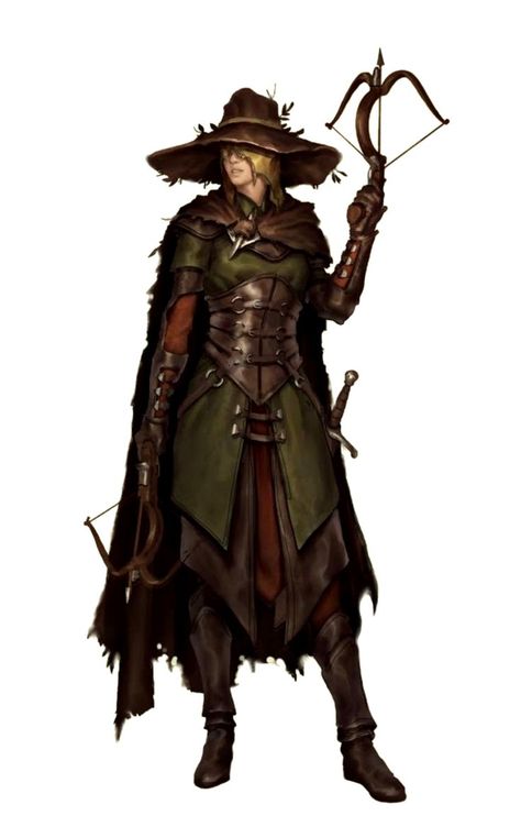 Female Human Rogue - Tenessa - Pathfinder 2E PFRPG DND D&D 3.5 5E d20 fantasy D&d Adventurer, Dnd Scout, Human Character Art, Fantasy Scout, Druid Rogue, Victorian Character, D D Rogue, Pathfinder Rpg Characters, Sci Fi Character