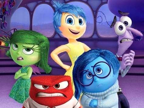 What Is The Loudest Emotion Inside Of Your Head? Teaching Feeling, Inside Out Emotions, Movie Inside Out, Inside Out Characters, Pixar Films, Disney Inside Out, Film Disney, Thought Bubbles, Video Pink