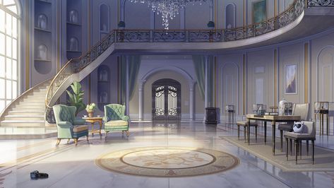 Gacha Backgrounds Outside, Anime Houses, Royal Background, Castle Rooms, Anime House, Mansion Exterior, Episode Interactive Backgrounds, Episode Backgrounds, Fantasy Rooms