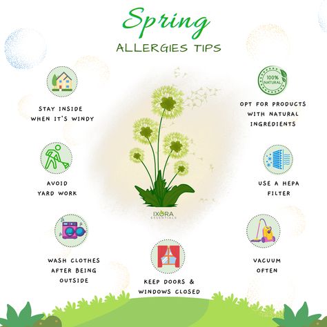 Spring means flower buds and blooming trees, so does allergy. Don't let spring allergy season catch you off guard; try these tips to reduce spring allergies. 👉👉Follow us on Social Media for more great content❣️⁠ ⁠ #gogreen💚 #gogreen #ecofriendlyliving #ecofriendlyhome #savetheplanet #sustainableliving #ecofriendly #ecoliving #greenliving #sustainability #ecofriendlytips⁠ #saveourplanet #savetheearth #ixoraessentials Allergy Season, Feng Shui Front Door, Sun Allergy, Seasonal Makeup, Spring Allergies, Seasonal Allergies, Homemade Facials, Blooming Trees, Eco Living