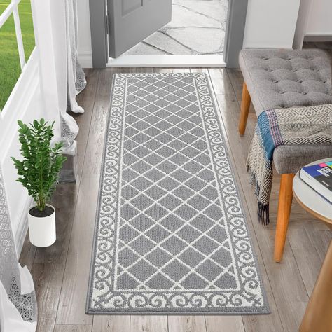 PRICES MAY VARY. Super Absorbs Moisture and Dirt Doormats Runner: The oversize door mat runner size about 20”x59”(50x150CM), is made of high-quality polypropylene fabric,can absorb water and mud, help to scrap off dirt, dust, grit, mud，sand,grass or snow of the shoes and keep floor clean & dry.Perfect for indoor outdoor entrance ways,porch,hallways! Anti-slip & Low-profile Indoor Outdoor Mat: The backing of this front back door rug features durable TPR rubber backing, can help it to stay in plac Entrance Hallways, Large Entryway, Outdoor Entrance, Indoor Door Mat, Indoor Door, Indoor Mat, Door Rug, Indoor Door Mats, Entrance Ways