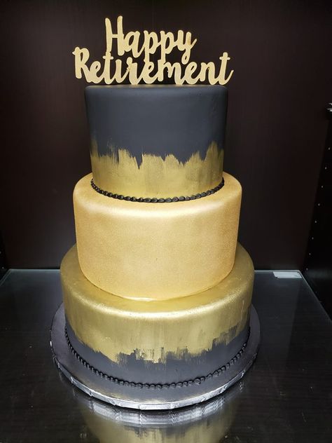 Happy Retirement Cake Retirement Party Cake Ideas, Happy Retirement Cake, Firefighter Cake, Retirement Party Cakes, Fire Fighter Cake, Retirement Cake, Happy Retirement, Decorated Cakes, Retirement Party