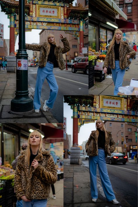 photo of model in front of chinatown arch Seattle Photoshoot Locations, Crosswalk Photoshoot, Philly Photoshoot, Bangkok Photoshoot, Chinatown Photoshoot, Cny Photoshoot, Photo Shoot Location Ideas, Seattle Photoshoot, Moody Fashion