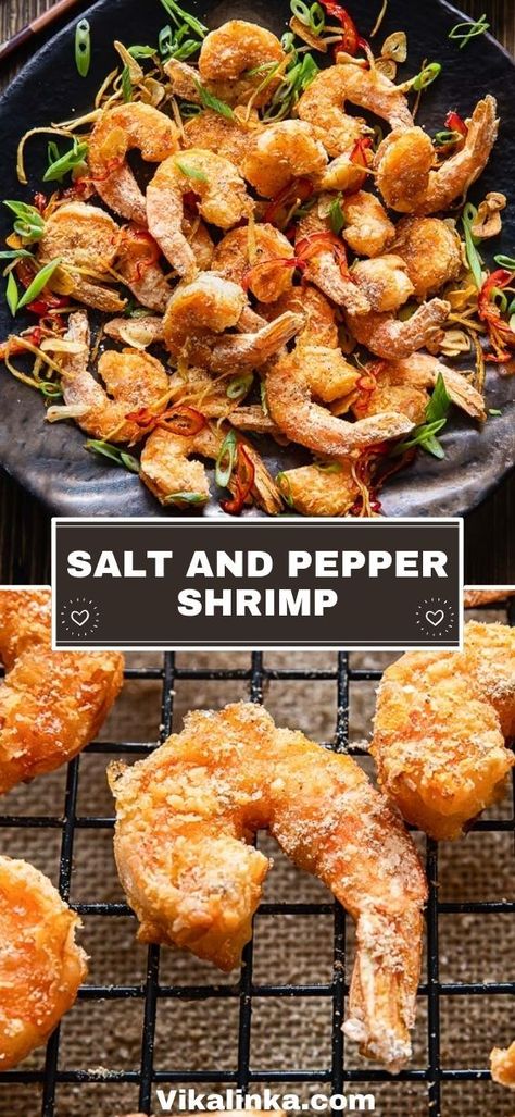 Chinese Food In Air Fryer, Air Fryer Salt And Pepper Shrimp, Chinese Buffet Shrimp Recipes, Salt And Pepper Fried Shrimp, Salt And Pepper Prawns Chinese, Air Fryer Asian Shrimp, Airfryer Prawn Recipes, Salt Pepper Shrimp Recipe, Salt Pepper Shrimp Chinese