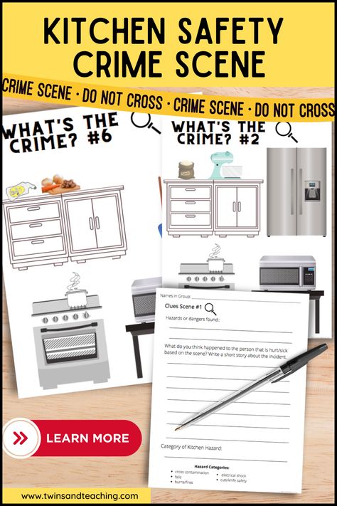 kitchen safety worksheets Life Skills Middle School, Kitchen Safety Worksheets, Kitchen Safety Activities, Kitchen Safety Rules, Kitchen Hazards, Lesson Plans For High School, Safety Lesson Plans, Safety Worksheets, Measurement Lessons