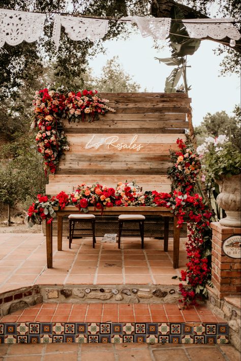 Mexican Main Table Decorations, Tejano Wedding, White Mexican Wedding Decor, Mexican Wedding Backdrop, Mexican Wedding Decor, Hacienda Style Wedding, Wedding Papel Picado, Rancho Wedding, Elegant Mexican Wedding