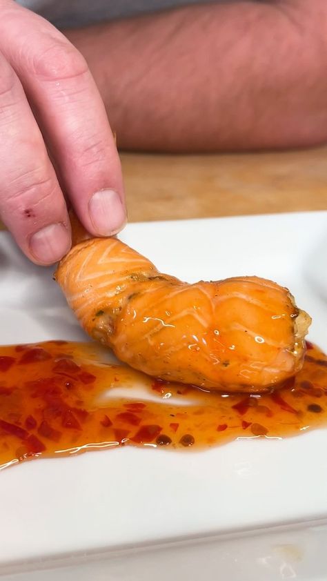 Salmon Wrapped Shrimp Recipe | shrimp, salmon, recipe | Let's make the viral Salmon Wrapped Shrimp!🍤 #YumYumGetYaSum | By Dan-O's Seasoning Salmon Wrapped Shrimp, Salmon Wrap, Wrapped Shrimp, Recipe Shrimp, Sports Nutritionist, Cheap Healthy Meals, Shrimp Recipe, Salmon Recipe, Good Healthy Recipes