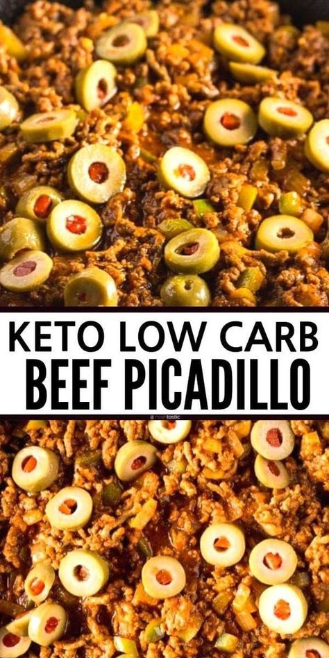 My Picadillo recipe is one of the simplest weeknight meals you can make, it’s very flavorful, uncomplicated to make, and we really love it in our house! Picadillo Recipe Cuban, Keto Picadillo, Beef Picadillo, Beef Olives, Beef Skillet, Picadillo Recipe, Keto Board, Keto Beef, Low Carb Low Fat Recipes