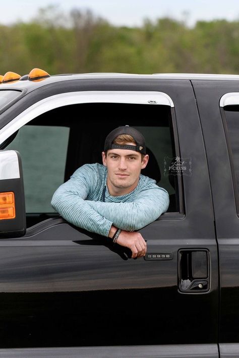 Man And Truck Photoshoot, Truck Poses Men, Truck Photoshoot Men, Guys Senior Pictures Poses With Truck, Guy Senior Photos With Truck, Male Senior Pictures Poses With Truck, Senior Boy Truck Pictures, Boy Senior Pictures With Truck, Senior Picture Ideas Truck