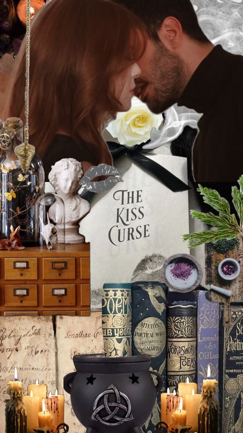 The kiss curse The Kiss Curse, Winter Books, Indie Books, The Kiss, Witchy Vibes, Reading Journal, Cozy Fall, Create Collage, Book Aesthetic