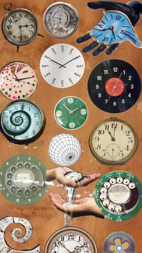 2025 Collage, Clock Collage, Time Collage, Collage Art Projects, Time Clock, Collage Design, Ap Art, Run Out, Christmas 2024