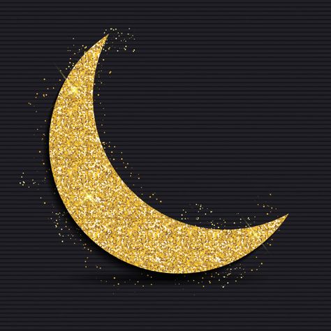 Golden moon for muslim community festiva... | Free Vector #Freepik #freevector #freegold #freegift #freeramadan #freecelebration Moon Printable, Moon Cartoon, Golden Moon, Reading Area, Ramadan Gifts, Photo Background Images, Graphic Editing, Photo Background, Cartoon Pics