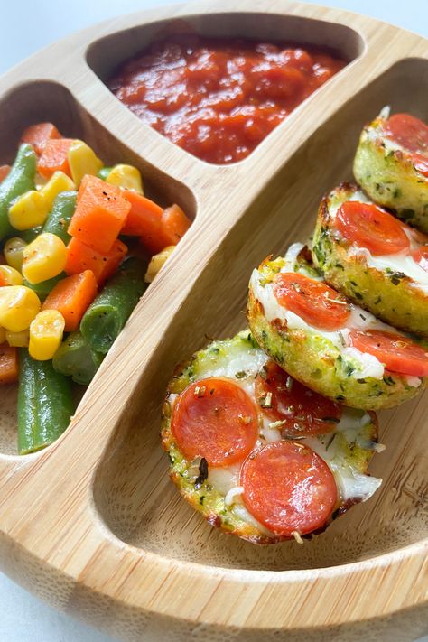 Zucchini Pizza Bites - Feeding Tiny Bellies Healthy Pizza For Toddlers, Toddler Meal Prep Freezer Cooking, Quesadilla For 12 Month Old, Veggies For One Year Old, Dinner For Hosting Friends, One Year Old Daycare Lunch, Dinner Ideas For Toddlers Picky Eaters, Plant Based Toddler Meals, 15 Month Old Lunch Ideas