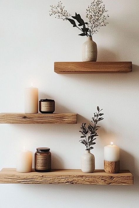 Add style and storage with DIY floating shelves, perfect for a minimalist look that’s both functional and sleek. #FloatingShelves #MinimalistDIY Floating Plant Shelves, Visual Clutter, Photo Ledge, Create Storage, Diy Floating Shelves, Minimalist Space, Floating Plants, Decor Plants, Floating Shelves Diy