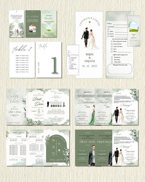 Sage Green 💚 Will be posting this asap on Raket. You can also message me to avail. #weddings #wedding2025 #wedding2024 #wrddinginvitations #weddinginspiration #invitationdesign #invitationtemplate #sagegreen #sagegreenwedding #greenerywedding #weddingtemplate Sage Green Wedding, Greenery Wedding, Wedding Templates, Message Me, Invitation Design, Sage Green, Invitation Template, Wedding Inspiration, Weddings