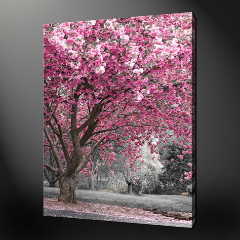 Painting 2023, Cherry Blossom Painting, Simple Canvas Paintings, Easy Canvas Painting, Blossoms Art, Acrylic Painting For Beginners, Simple Acrylic Paintings, Beginner Painting, Art Painting Acrylic