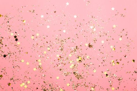 STYLECASTER | New Year's Eve Zoom Backgrounds Zoom Wallpaper, Confetti Wallpaper, Confetti Background, Background Bright, Birthday Wall, Birthday Wallpaper, Pink Confetti, Celebration Background, New Year Wallpaper