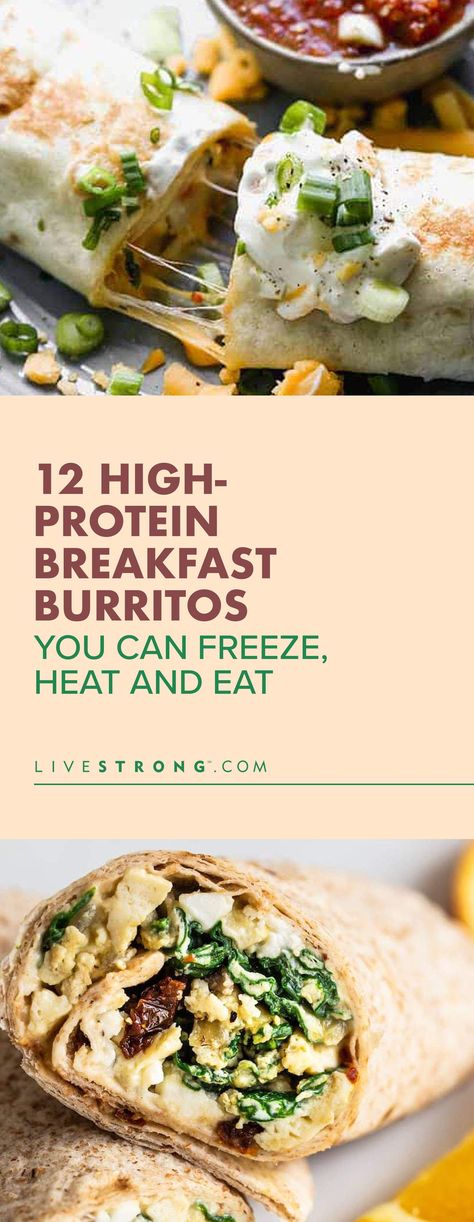 Steak Breakfast Burrito, Breakfast Wraps Freezer, Burrito Steak, Breakfast Burrito Recipes, Egg And Sausage Breakfast, Healthy Breakfast Wraps, Egg And Sausage, Low Fat Breakfast, Burrito Recipes