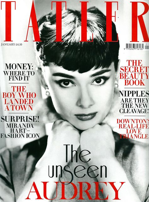 Mission: Snatch Up ‘Tatler magazine January 2013 issue featuring Audrey Hepburn on the cover. #Tatler #fashion #magazine #London #AudreyHepburn Audrey Hepburn Magazine, Hart Icon, Miranda Hart, Audrey Hepburn Photos, Marlene Dietrich, After Life, A Magazine, Brigitte Bardot, Vintage Movies