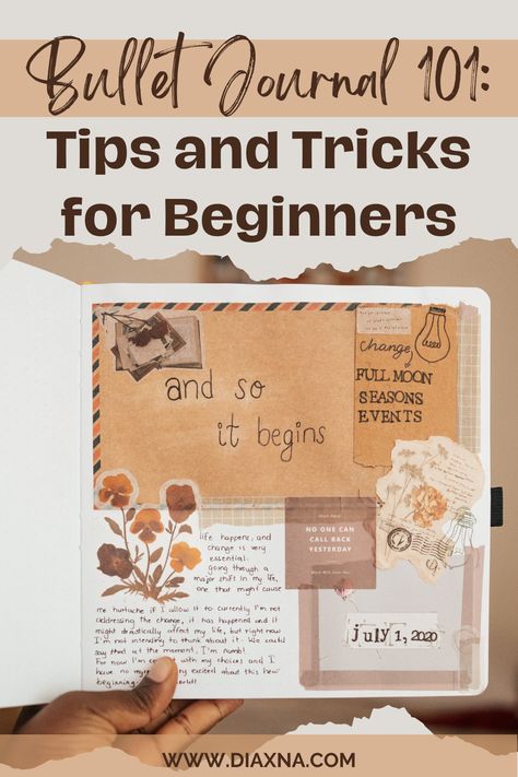 Bullet Journaling 101: Tips and Tricks for Beginners — DIAxNA Free Notion Templates, Journaling 101, Planning Organization, Digital Bullet Journal, Journal And Planner, Online Planner, Grid Journals, Journal Project, Planner Templates