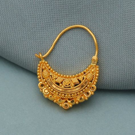 Discover the allure of Handmade Gold Jewelry at https://morvijewels.etsy.com/   Get a dazzling 25% off on all our 22k and 18k gold pieces. Don't miss out on this limited-time offer. Shop now and embrace the radiance of gold!22k Gold Yellow Gold Nath Nose Ring Jewelry  Metal - Yellow Gold Metal Purity - 22k Gold Length - 2.1 cm approx. Width - 1.6 cm approx. Weight - 2.03 grams approx. Can Be as Earrings too Click here  https://morvijewels.etsy.com/    to get more discount and offers Happy to tak Nath Nose Ring Bridal Gold, Gold Nath, Nath Bridal, Nath Nose Ring, Desi Jewelry, Gold Nose Pin, Bridal Nose Ring, 22k Gold Earrings, Nose Ring Jewelry