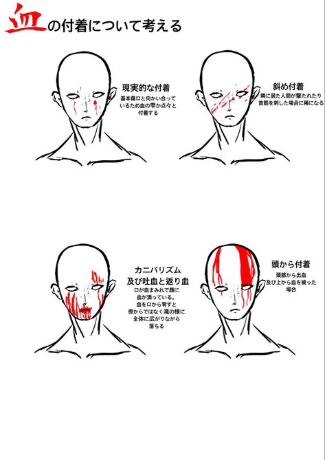 How To Draw Nosebleed, Bandages Drawing Reference Face, Drawing Of Nose Bleed, Gorey Drawing References, How To Draw Stab Wounds, Drawing Gore Tutorial, Vomit Reference, Blood Digital Art Tutorial, Treating Wounds Drawing Reference