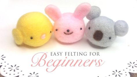 Round animals 1024x576 Easy but Awesome Needle Felting Projects for Beginners Needle Felting Ideas, Felting For Beginners, Needle Felted Owl, Felt Owls, Felting Ideas, Needle Felting Tutorials, It Bag, Needle Felting Projects, Felting Tutorials