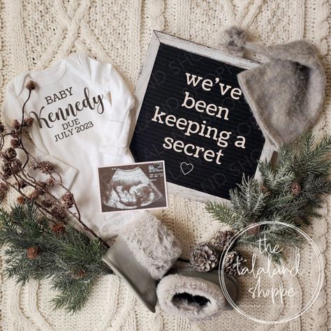 Winter Pregnancy Announcement, we Neutral Baby Announcement, Digital Baby Announcement, Fall Pregnancy Announcement, Pregnancy Congratulations, Christmas Baby Announcement, December Baby, Surprise Baby, Christmas Pregnancy Announcement, Christmas Pregnancy