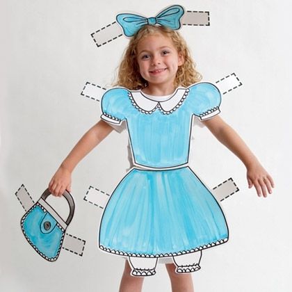 Paper Doll Costume Pictures, Photos, and Images for Facebook, Tumblr, Pinterest, and Twitter Diy Carnaval, Halloween Costumes Kids Homemade, Costumes Faciles, Diy Fantasia, Paper Doll Costume, Paper Doll Craft, Doll Halloween Costume, Diy Tutu, Diy Kostüm