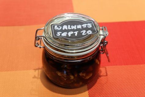 Pickled walnuts Vinegar Pickles, Pickled Walnuts, Walnuts Recipe, Mutton Chops, Kilner Jars, Walnut Recipes, Greek Salad Pasta, Sherry Vinegar, Pickle Jars