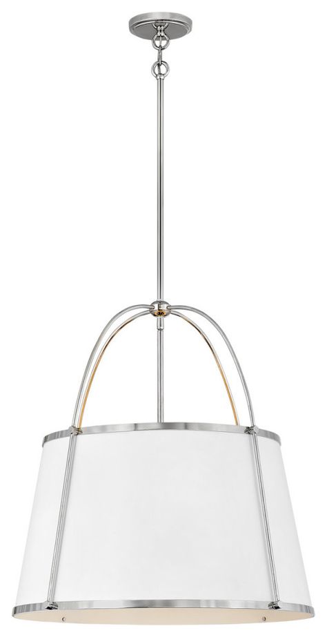 Hinkley Clarke Pendant - Transitional - Pendant Lighting - by Hinkley | Houzz Large Pendant Light, Large Pendant Lighting, Transitional Pendant Lighting, Black Pendant Light, Light Black, Pendant Lighting, Pendant Light, Brass, Lighting