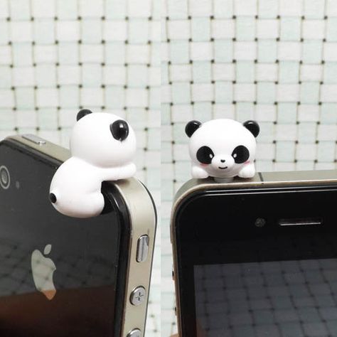 Hey, I found this really awesome Etsy listing at http://www.etsy.com/listing/130779255/35off-cute-white-black-hanging-panda Phone Case Store, Ear Cap, Phone Plug, Dust Plug, Ipod Cases, Kung Fu Panda, I Phone, Iphone Accessories, Cute Cases